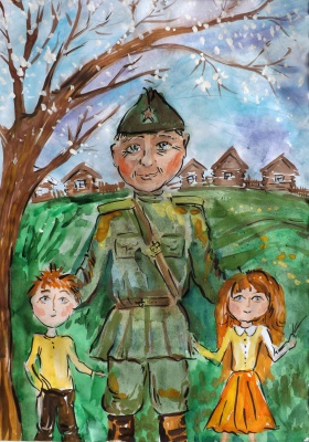 Пришёл солдат с войны - Кудряшева Ульяна, 7 лет.JPG